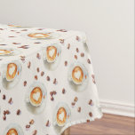 Een Baby brouwt koffie Baby shower patroon Tafelkleed<br><div class="desc">Breng uw baby showers tafel tot leven met dit gezellige en stijlvolle "A Baby is Brewing" tafelkleed met koffiethema. Met een all-over waterverf koffiepatroon is dit tafelkleed ideaal voor brunch-achtige baby showers, donut mokken of genderneutrale bijeenkomsten. Het is het ultieme statement om samen je thema te stropdassen. ☕ Maakt een...</div>