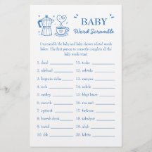 Een Baby Brouwt Koffie Baby Woord Door Elkaar Game