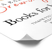 Een baby brouwt koffiebeker Boeken voor baby Poster (Hoek)