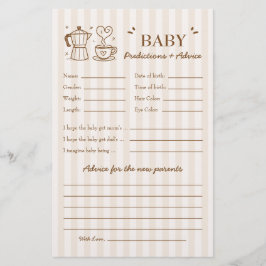 Een Baby brouwt koffievoorspellingen en -advies