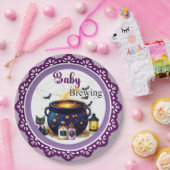 Een baby brouwt papieren bord (Feest)
