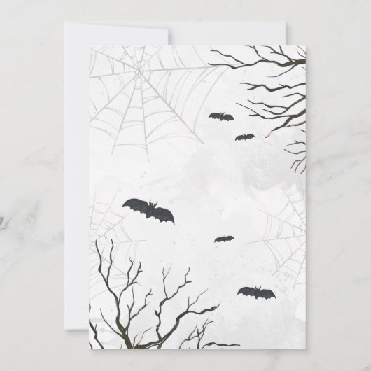 Een Baby brouwt pompoen Halloween Baby shower Kaart (Achterkant)