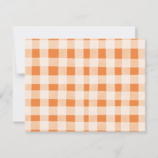 Een Baby brouwt Pumpkin Spice Coffee Baby shower Bedankkaart (Achterkant)