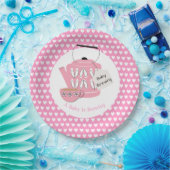 Een Baby brouwt roze Baby shower Papieren Bordje (Feest)