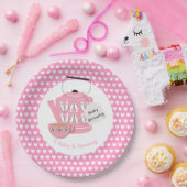 Een Baby brouwt roze Baby shower Papieren Bordje (Feest)