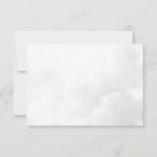 Een Baby brouwt roze en blauwe ketel Bedankkaart (Achterkant)