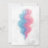 Een Baby brouwt roze en blauwe ketel Kaart (Achterkant)