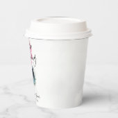 Een Baby brouwt roze en blauwe ketel Papieren Bekers (Links)