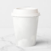 Een Baby brouwt roze en blauwe ketel Papieren Bekers (Achterkant)