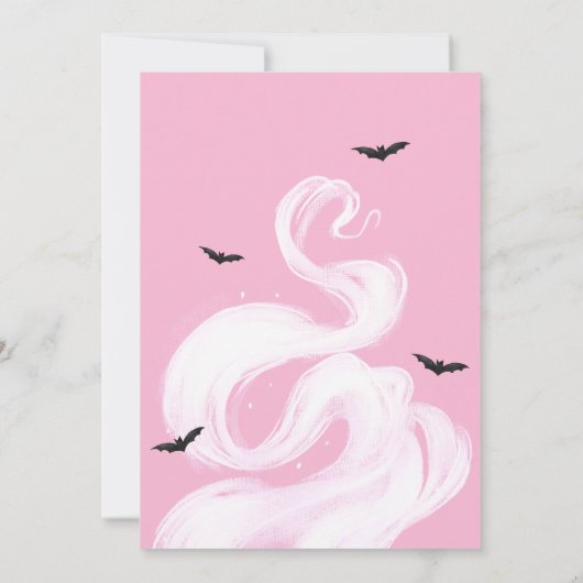 Een Baby brouwt roze heks Baby shower Kaart (Achterkant)