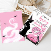 Een Baby brouwt roze heks Baby shower Kaart
