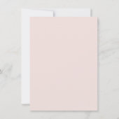 Een Baby brouwt roze theepot Spring Baby Arrival Aankondiging (Achterkant)