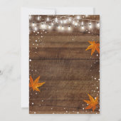 Een Baby brouwt Rustic Wood Beer Baby shower Kaart (Achterkant)