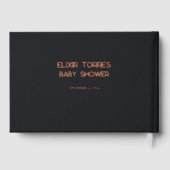 Een Baby brouwt Schattigee Halloween Baby shower F Gastenboek (Achterkant)