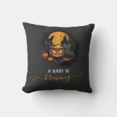 Een Baby brouwt Schattigee Halloween Baby shower L Kussen (Voorkant)