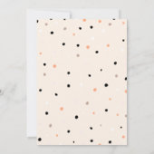 Een Baby brouwt spookgestippeld Baby shower Kaart (Achterkant)