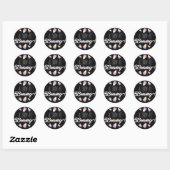 Een Baby brouwt Spooky Candy Corn Ronde Sticker (Vel)