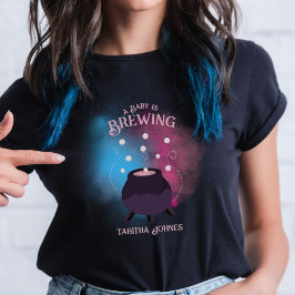 Een Baby brouwt Spooky Gender Reveal Cauldron T-shirt
