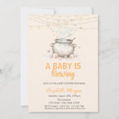 Een Baby brouwt Stippen Schattige Halloween Baby s Kaart (Voorkant)