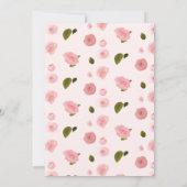 Een Baby brouwt  Tea Party Baby shower Kaart (Achterkant)