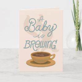 Een Baby Brouwt - Zwangerschapsaankondiging Kaart