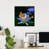 Een baby bundel van het poster van het Geniet (Thuiskantoor)