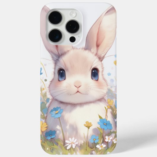 Een Baby Bunny Meadow Portret Case-Mate iPhone Case (Achterkant)