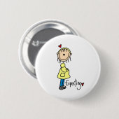 Een Baby Button verwachten (Voorkant /achterkant)