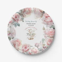 Een Baby Dragon is op zijn Way Baby shower Borden