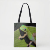 Een Baby Green Gecko Tote Bag (Voorkant)