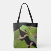 Een Baby Green Gecko Tote Bag (Achterkant)