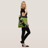 Een Baby Green Gecko Tote Bag (Op model)