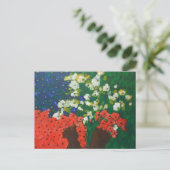Een Baby in het tuin Briefkaart (Staand voorkant)