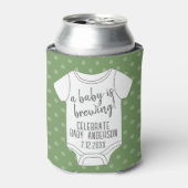 Een Baby is aan het breien - de douche van paren k Blikjeskoeler (Blikje Voorkant)