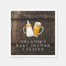 Een Baby Is Aan Het Brouwen Baby Shower Servet