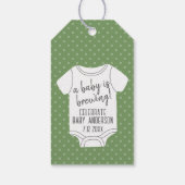 Een Baby is aan het brouwen — Couples Shower - Gro Cadeaulabel (Achterkant)