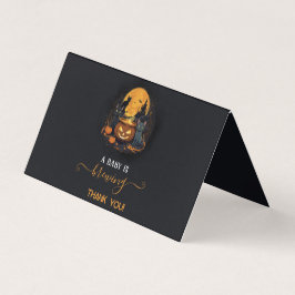 Een baby is aan het brouwen Cute Halloween Baby Sh Kaart