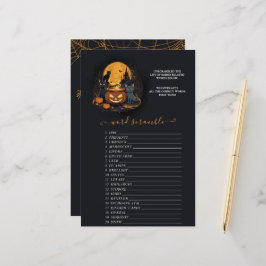 Een baby is aan het brouwen Halloween Baby Shower