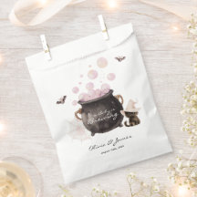Een baby is aan het brouwen Halloween baby shower