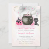 Een Baby is aan het brouwen Schattige Halloween Gi Kaart (Voorkant)