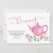 Een Baby is aan het groeien | Zwangerschap met een Aankondiging (Voorkant)