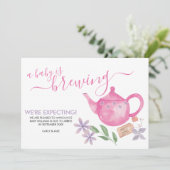 Een Baby is aan het groeien | Zwangerschap met een Aankondiging (Staand voorkant)