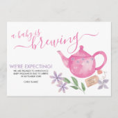 Een Baby is aan het groeien | Zwangerschap met een Aankondiging (Voorkant)