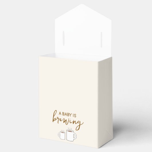 Een Baby is Baby shower Bedankdoosjes (Geopend)