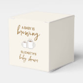 Een Baby is Baby shower Bedankdoosjes (Voorkant Zijde)