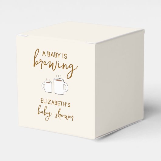 Een Baby is Baby shower Bedankdoosjes (Voorkant Zijde)