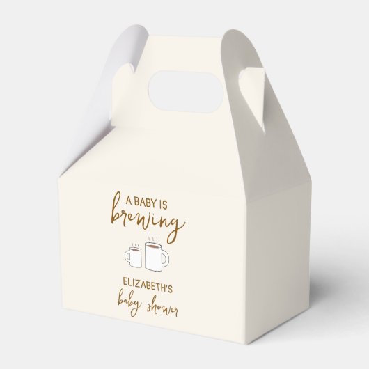 Een Baby is Baby shower Bedankdoosjes (Voorkant Zijde)