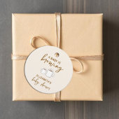 Een Baby is Baby shower Bedankjes Labels