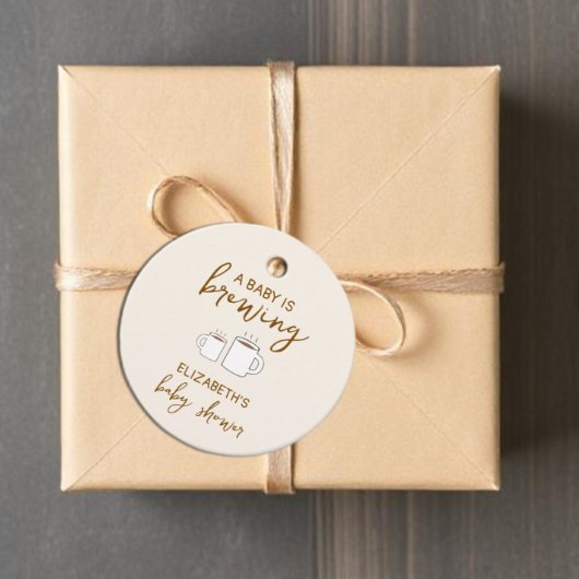 Een Baby is Baby shower Bedankjes Labels