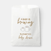 Een Baby is Baby shower Bedankzakje (Voorkant)
